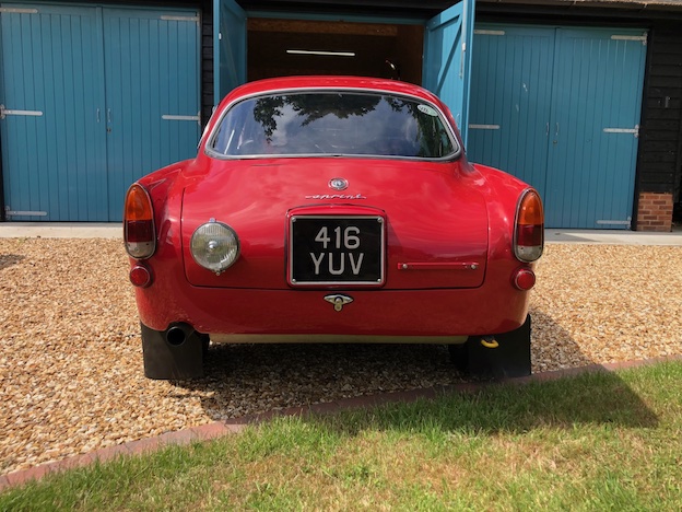 Giulia rally car rear