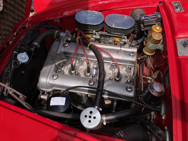 Giulia rally car engine
